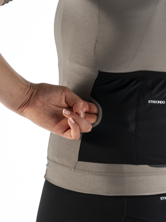 MAILLOT ALDA METALIC - GRIS...